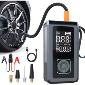 150psi Mini Compressor Digital Elétrica Calibrador 15000mah